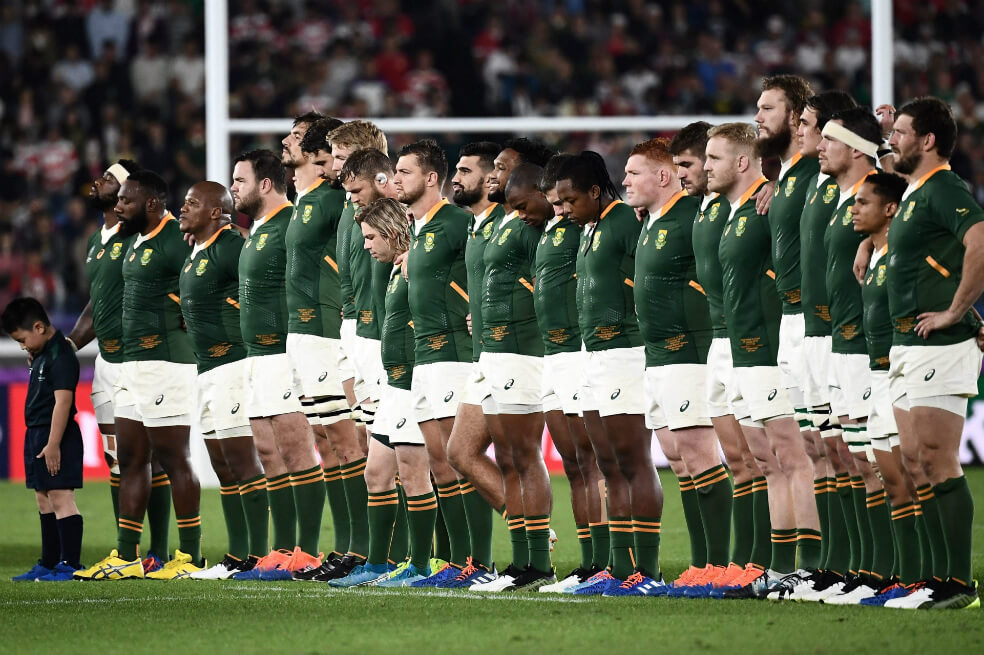 Ante Inglaterra, los Springboks buscarán su tercer título mundial, tras los conseguidos en 1995 y 2007. / AFP