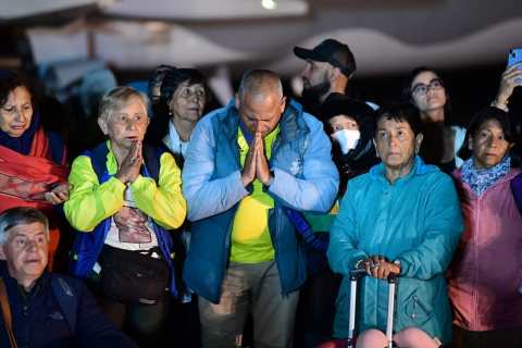 En fotos: así llegaron los primeros 110 colombianos repatriados desde Israel