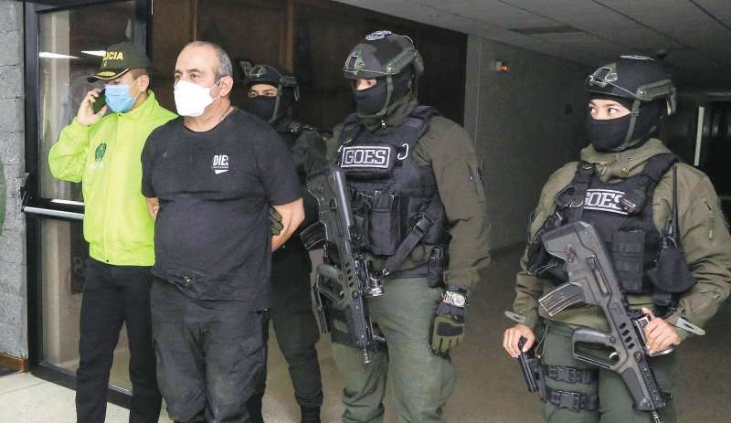 RESTRICTED TO EDITORIAL USE - MANDATORY CREDIT "AFP PHOTO / COLOMBIAN POLICE " - NO MARKETING - NO ADVERTISING CAMPAIGNS - DISTRIBUTED AS A SERVICE TO CLIENTS
/ RESTRICTED TO EDITORIAL USE - MANDATORY CREDIT "AFP PHOTO / COLOMBIAN POLICE " - NO MARKETING