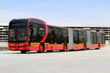 Presentan en China biarticulado eléctrico que hará pruebas en Bogotá desde agosto
