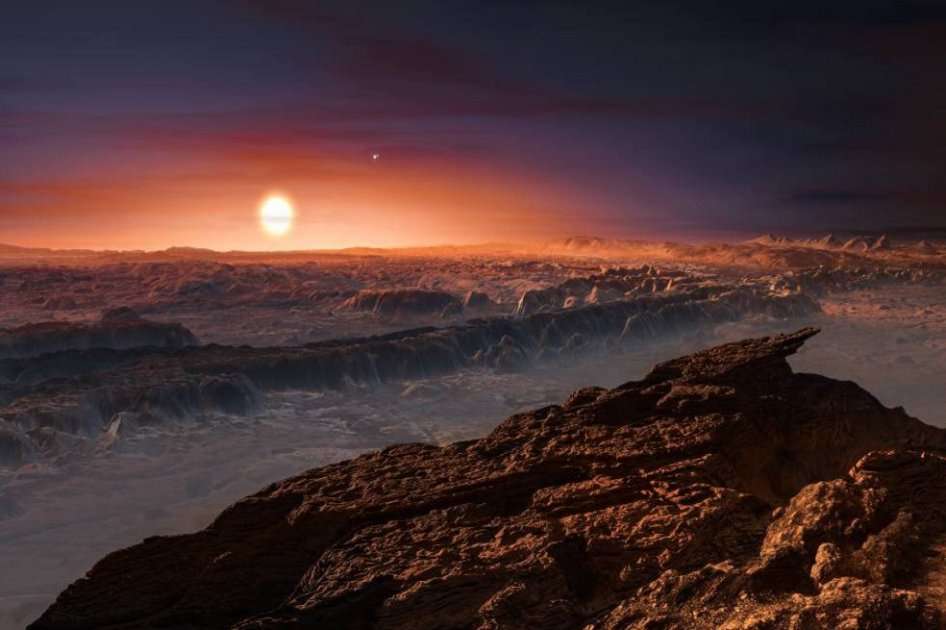 Imagen de cómo podría ser Próxima b. / ESO