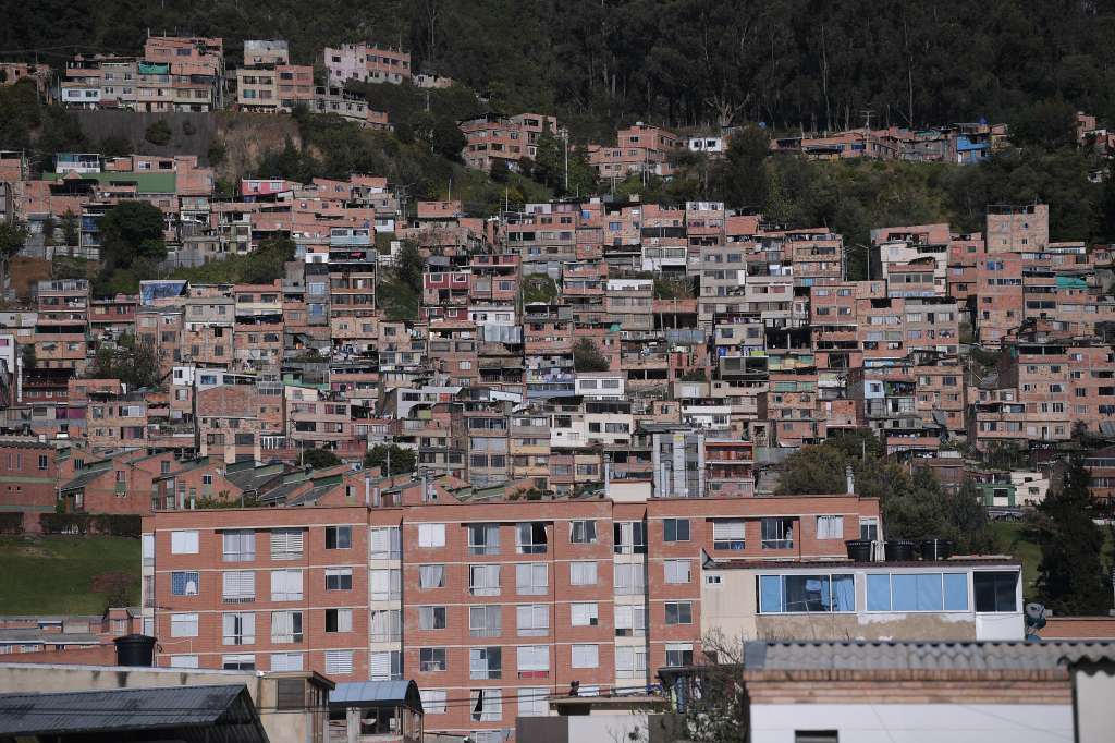 Barrio Verbenal, de la localidad de Usaquén, donde el 9 de Septiembre policías asesinaron varias personas en medio de las protestas contra la brutalidad policial.