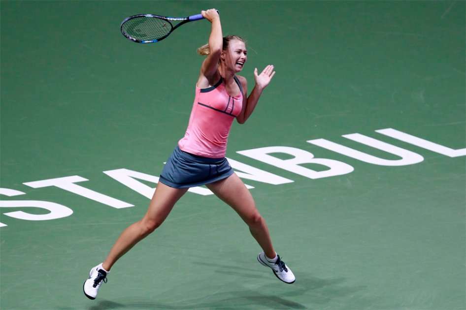 Maria Sharapova en el Masters / AFP