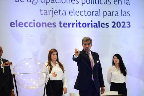 Elecciones en Cundinamarca: estas son las posiciones de los candidatos en el tarjetón