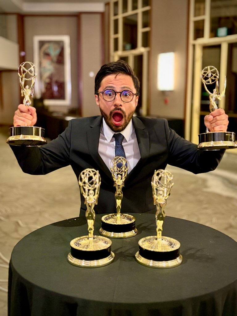 Él es Juan Francisco Pérez, el bogotano ganador de 5 premios Emmy que comenzó en EE. UU. trabajando en un hotel