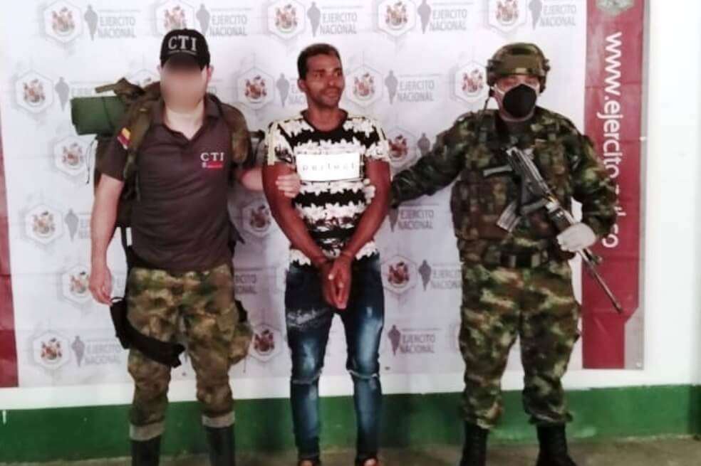 Dalip Durán Martínez, alias Dalip o Farruco, presunto cabecilla del frente Alfredo Gómez Quiñónez. / Cortesía