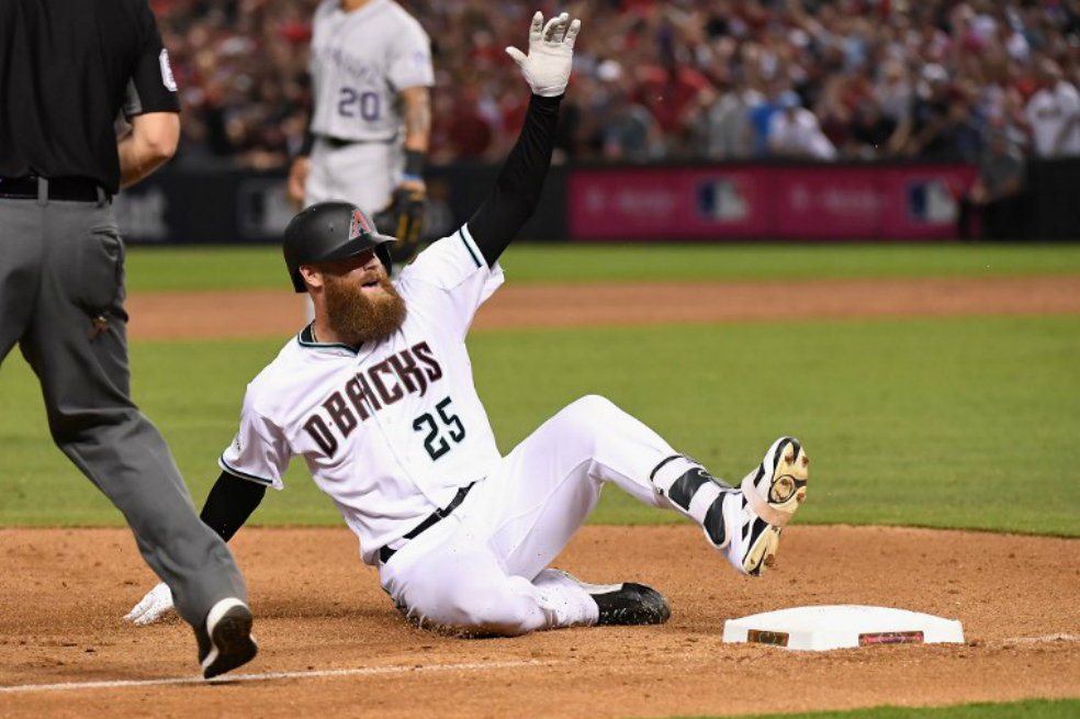 Archie Bradley, relevista de los Cascabeles de Arizona. / AFP