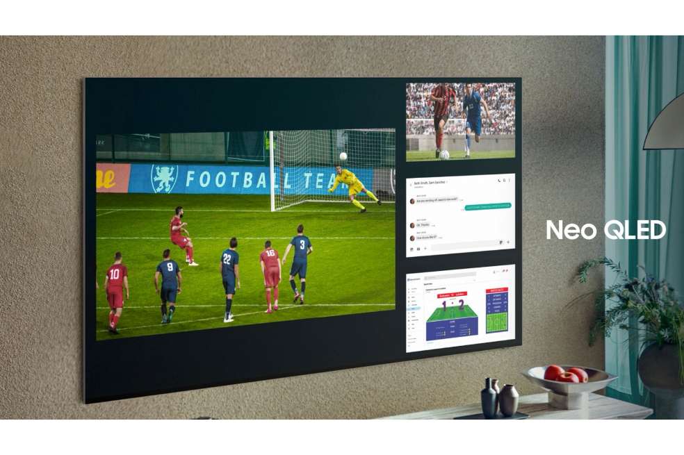 La tecnología Neo QLED incluye características de sonido 3D que llenan de sonidos su hogar. / Cortesía Samsung