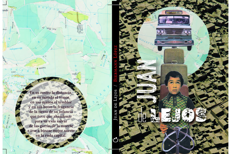Esta es la portada del libro "Juan lejos" del escritor bogotano Juan Biermann López. / Stephanie Pinilla