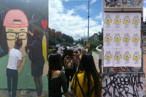 En imágenes: Con murales y mensajes, amigos de Daniela García le rinden un homenaje