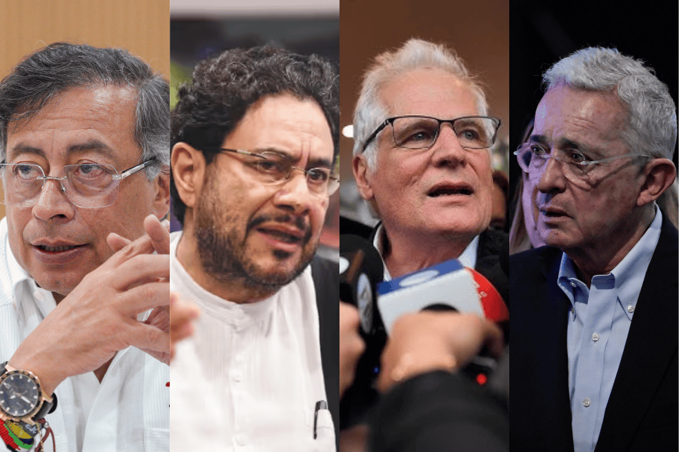 El presidente Gustavo Petro, el senador Iván Cepeda, el precandidato Miguel Uribe Londoño y el exmandatario Álvaro Uribe Vélez se llevaron el protagonismo de la izquierda y la derecha.
