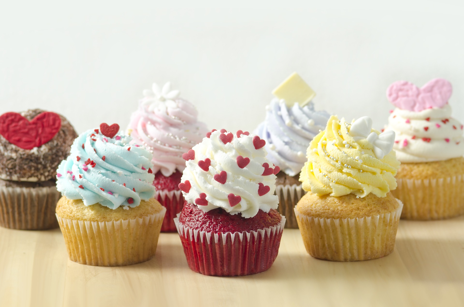 Cupcakes rellenos de frutos rojos