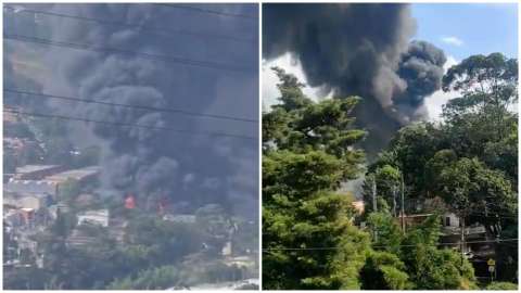 Incendio en zona industrial de La Estrella consumió empresa de pinturas y afectó viviendas