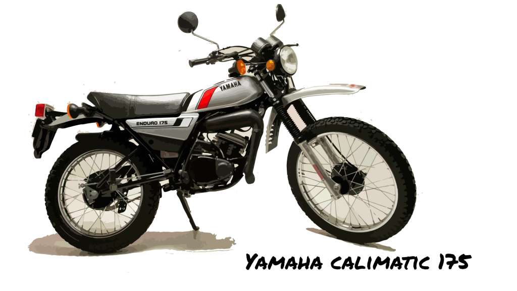 Esta es una moto Calimatic 175, de la marca Yamaha, a la que se refería el actor en su mensaje.