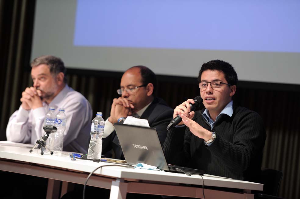 Jaime Franky, Fernando Galván y Sergio Fernández. /David Campuzano