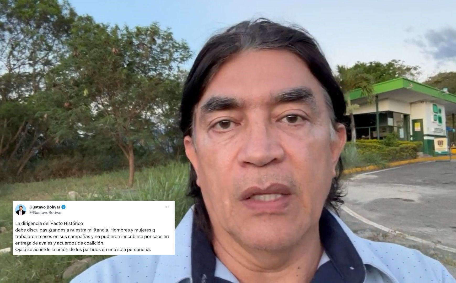 Gustavo Bolívar, candidato a la Alcaldía de Bogotá.
