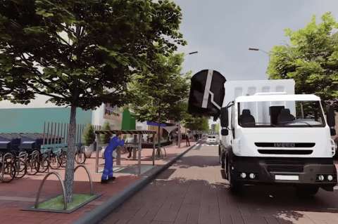 #Vídeo Así funcionará los contenedores soterrados en Bogotá