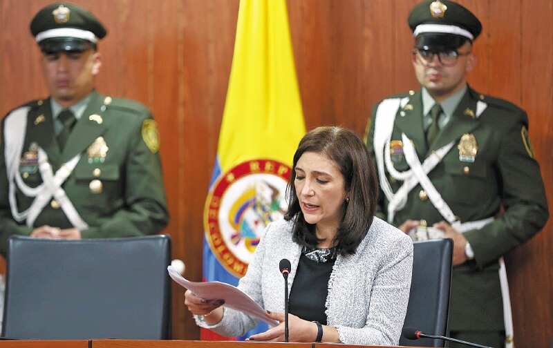 La magistrada Gloria Ortiz, presidenta de la Corte Constitucional, explicó los pormenores de la sentencia. / Cortesía