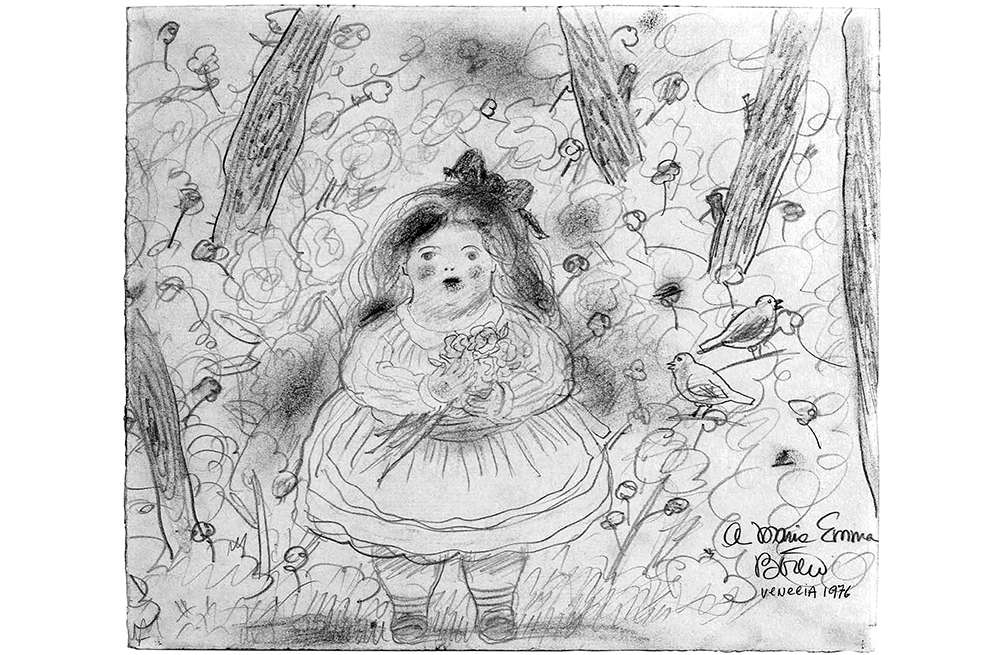 Dibujo de Botero