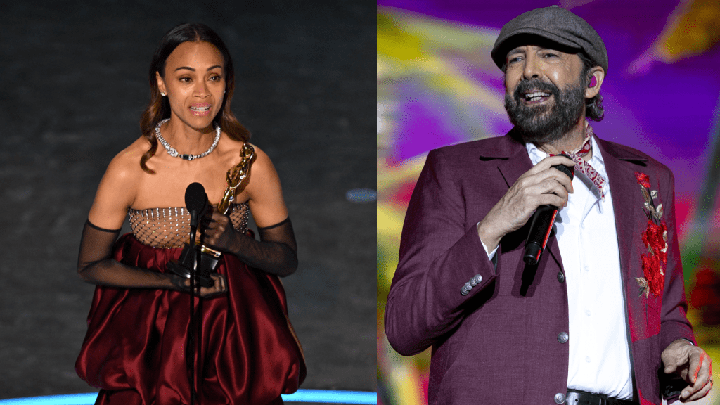 Antes de conquistar los Oscar 2025 con Emilia Pérez, Zoe Saldaña protagonizó un video de Juan Luis Guerra.