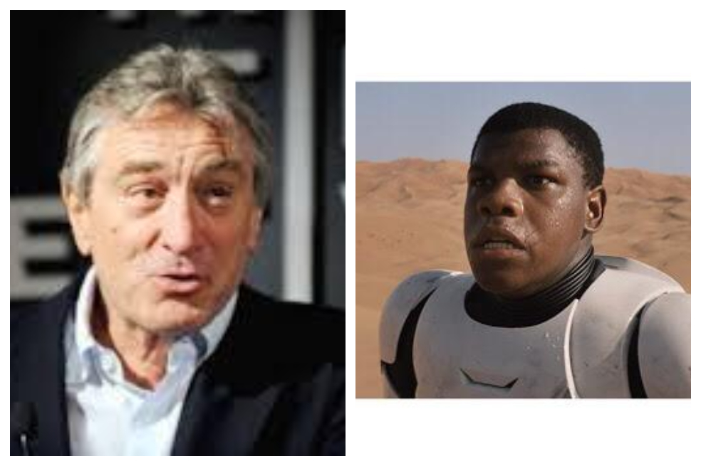 Robert de Niro y John Boyega.