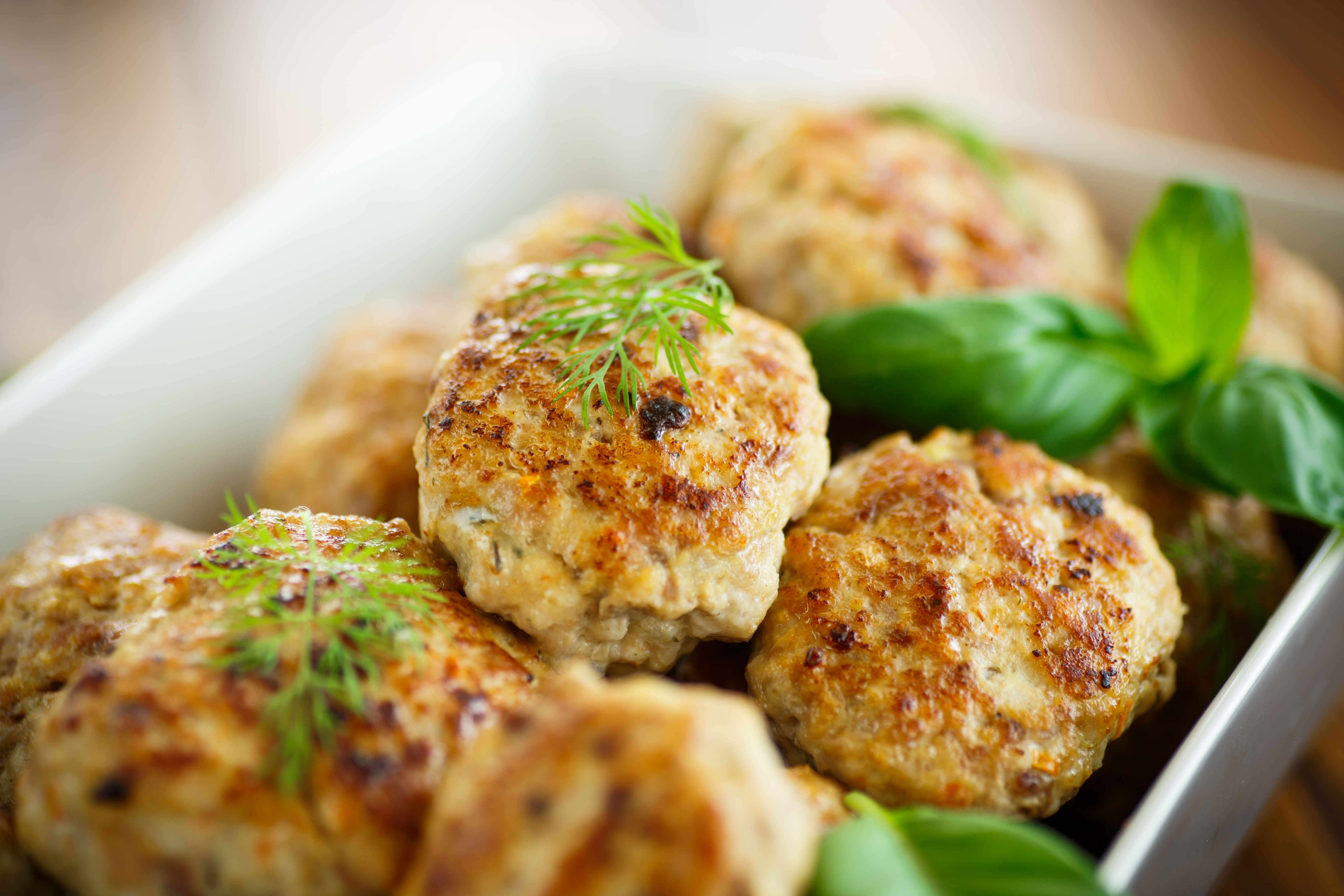 Croquetas de pollo con espinaca