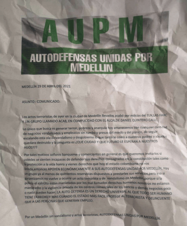Anexo de la denuncia de Quintero ante la CIDH.