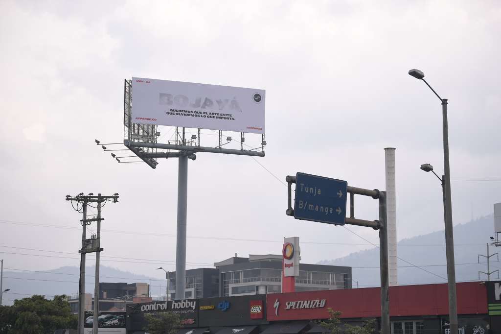 Vallas contra el olvido, Bojayá