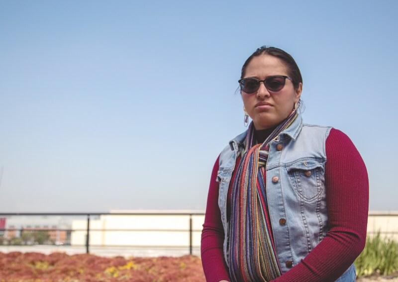 Alejandra Hernández tiene 29 años y hoy participa en un proyecto de teatro. / Óscar Ramón- Unidad para las Víctimas