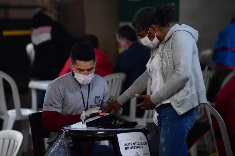 Así se desarrolló la jornada electoral en la capital colombiana.