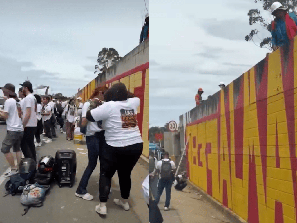 La jornada incluyó murales, mensajes y actividades simbólicas relacionadas con las víctimas de ejecuciones extrajudiciales documentadas por la JEP.