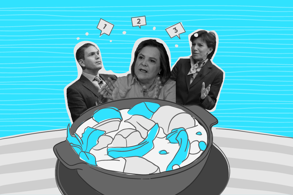 Ángela María Robledo, Juan Carlos Pinzón y Clara López respondieron la llamada de tres colombianos en #ElRetoDeLos10Minutos.