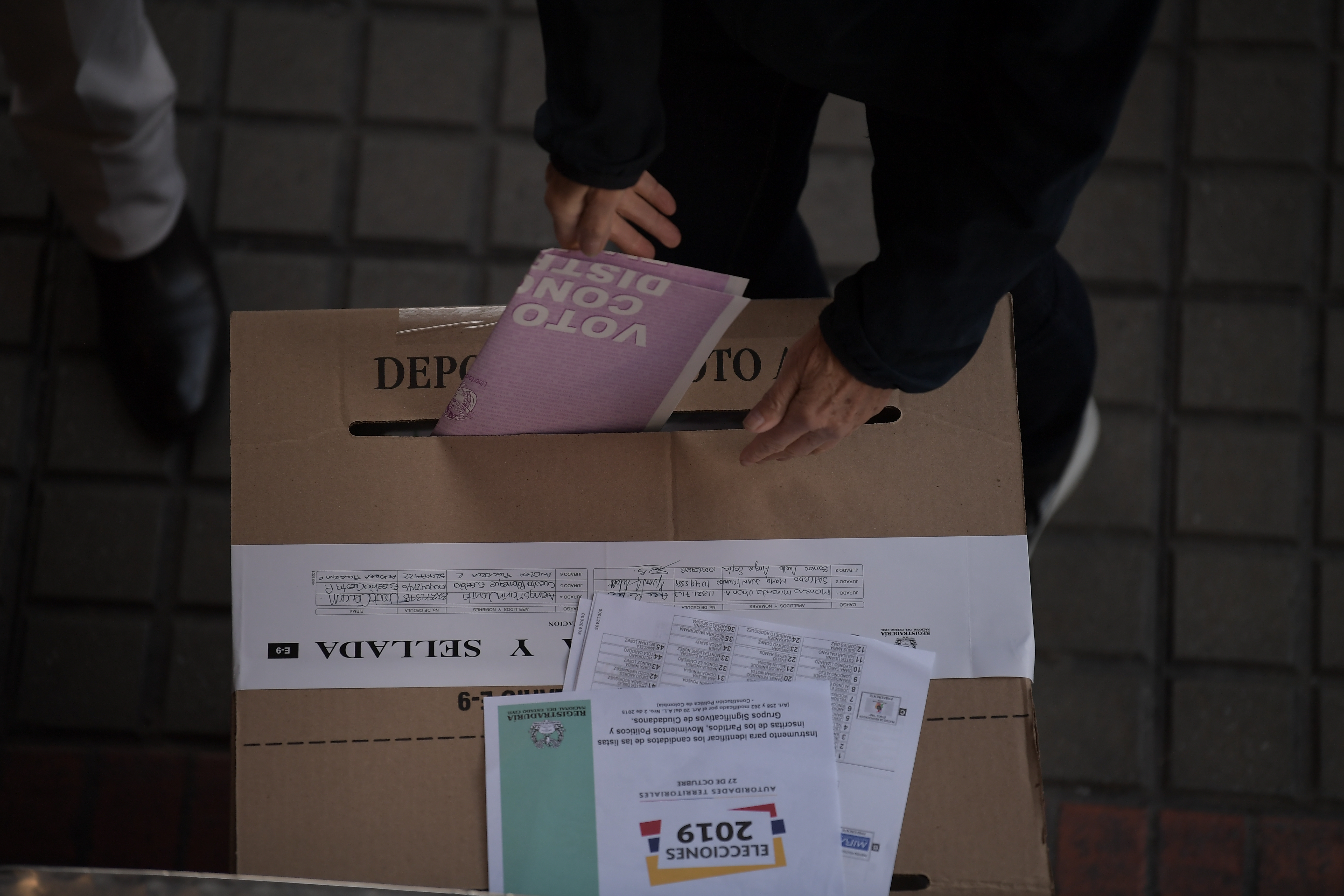 Votación para las  elecciones regionales 2019.