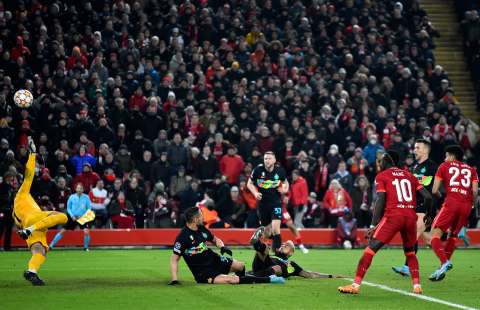 Luis Díaz participó de la clasificación de Liverpool a cuartos de la Champions