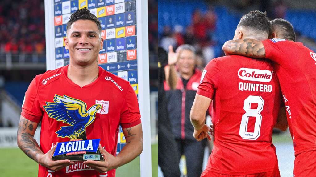 Juan Fernando Quintero, jugador de América de Cali.