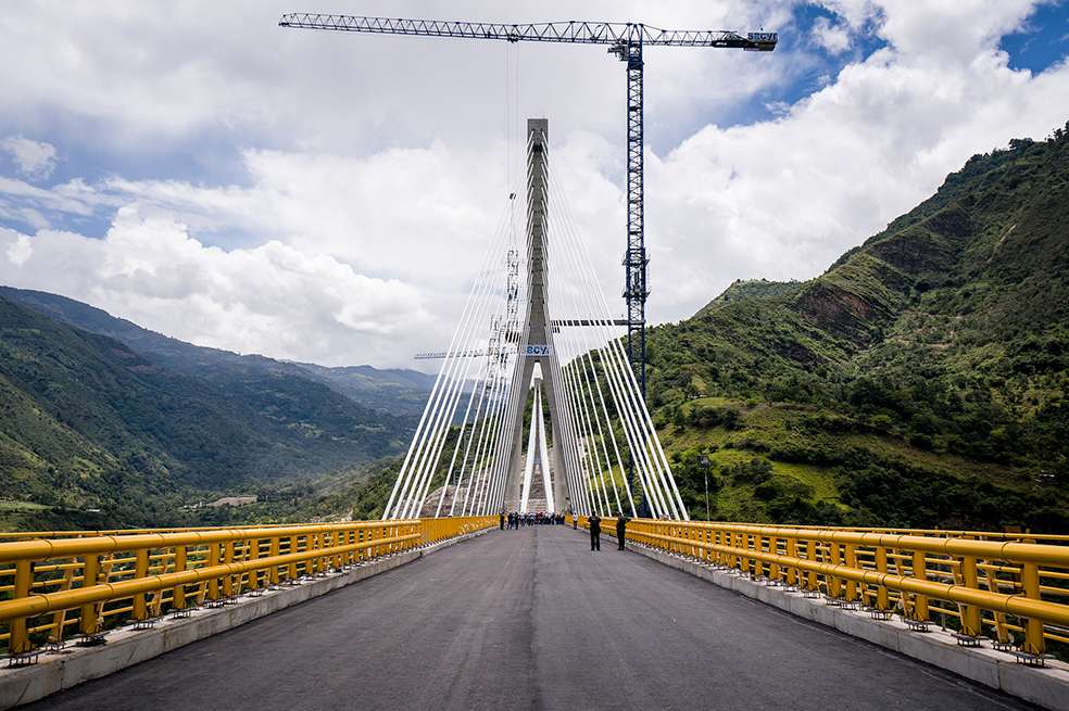 Avance del puente Hisgaura en agosto. Se había completado 97 % de la obra. / Cortesía - Fondo de Adaptación