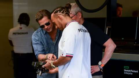 Brad Pitt y Lewis Hamilton trabajan en una nueva película sobre Fórmula 1