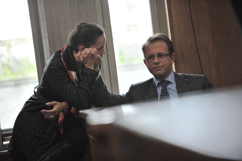 Catalia Serrano ha acompañado todo el proceso judicial de Andrés Felipe Arias. / Luis Ángel