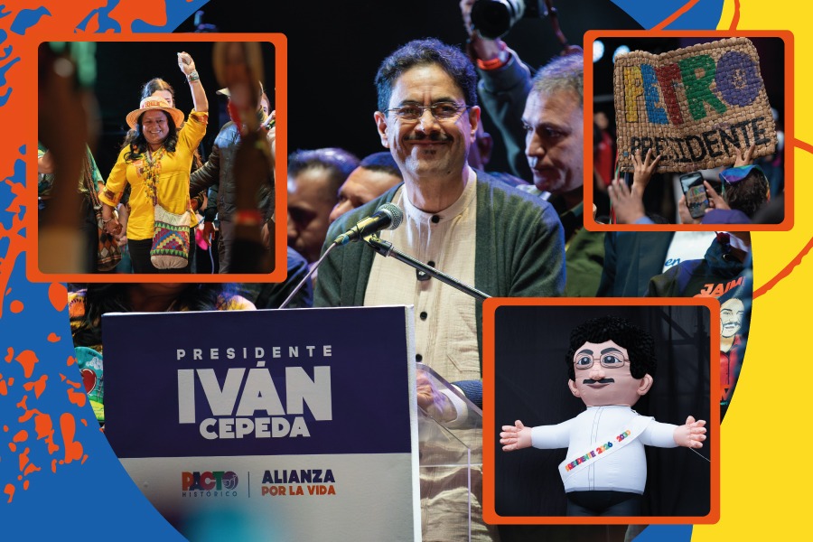 Así es un día en la campaña de Iván Cepeda