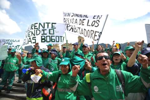 Uno de cada cinco trabajadores de Aguas de Bogotá ha sido contratado