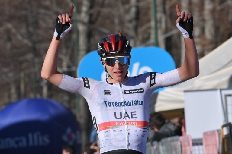 Etapa y liderato para Tadej Pogacar en la Tirreno Adriático