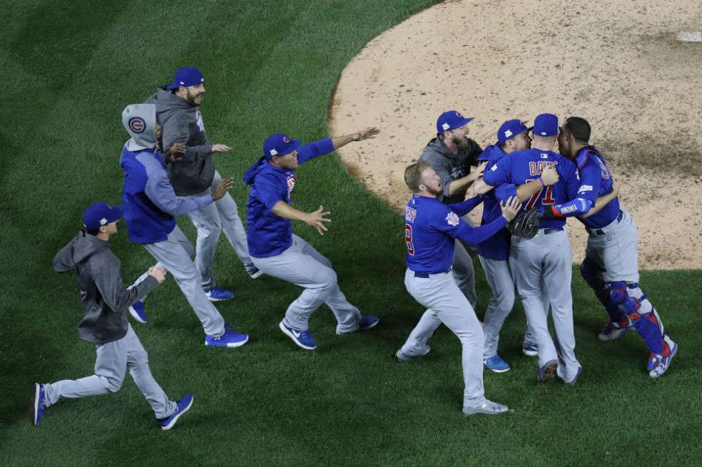 Los Cachorros lograron el pase a la Serie por el Campeonato de la Liga Nacional. / AFP