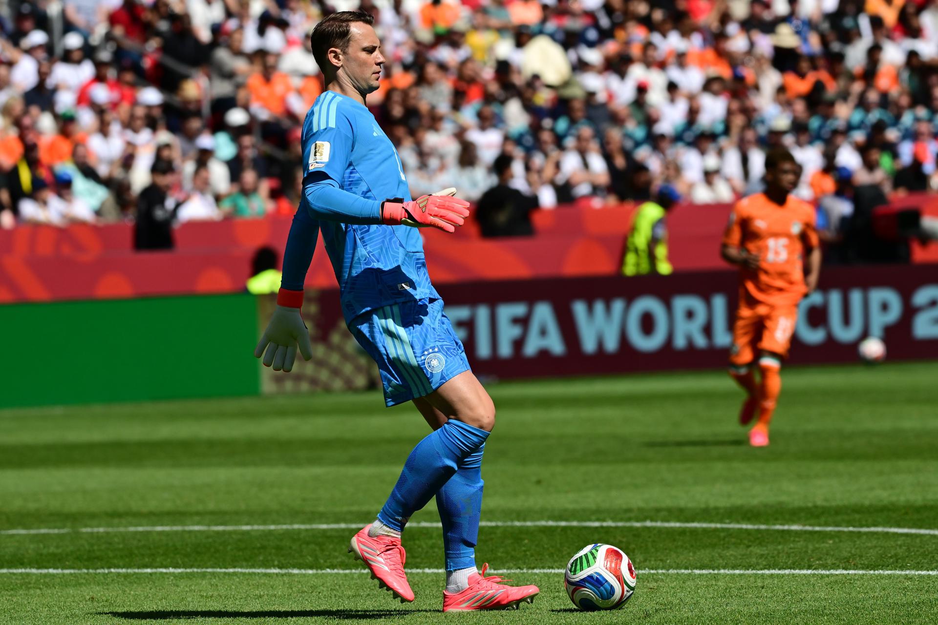TORONTO (United States), 20/06/2026.- Goalkeeper Manuel Neuer of Germany in action during the FIFA World Cup 2026 group stage match Germany against Ivory Coast, in Toronto, Canada, 20 June 2026. (Costa de Marfil, Alemania) EFE/EPA/EDUARDO LIMA
