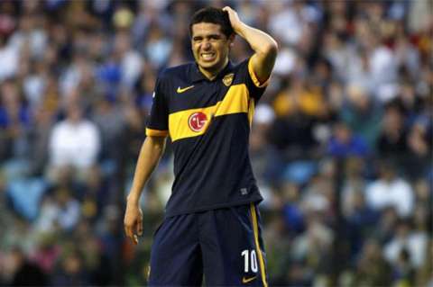 Triste regreso de Riquelme a Boca