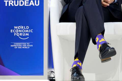 Las fotos curiosas que dejó la Cumbre de Davos