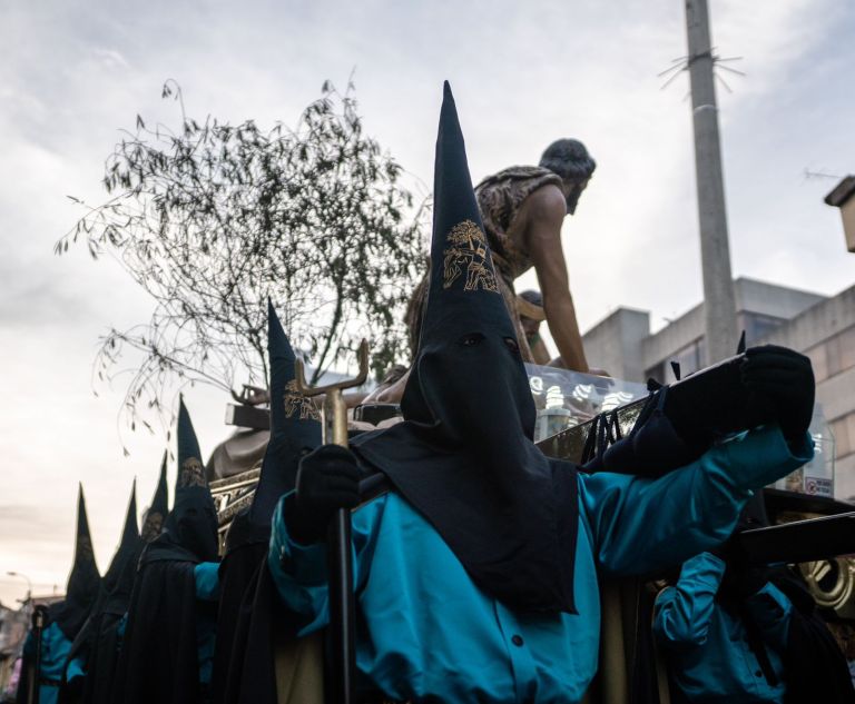 Semana Santa en Tunja, procesión de Jueves Santo.