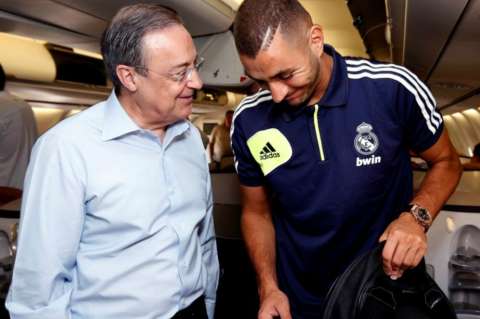 Benzema recibe el apoyo de Florentino Pérez