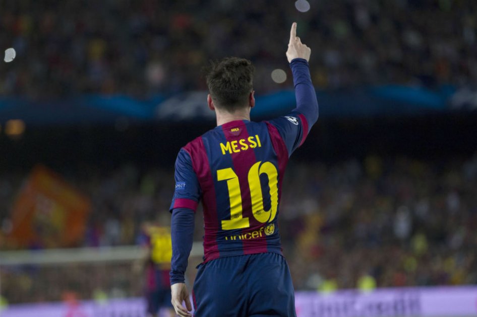 Lionel Messi marcó dos goles y puso una asistencia en la victoria 3-0 del Barcelona sobre Bayern Múnich. Foto: AFP