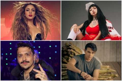 Shakira, Kei Linch, Nodal, Jordan Portilla, y otros estrenos musicales este viernes