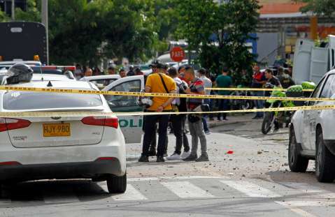 Atacan con explosivos estación de Policía en Bucaramanga (Santander)